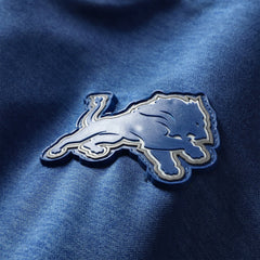 Detroit Lions Women's Plus Size End Around Pass Full-Zip Hoodie - Blue Hoodies