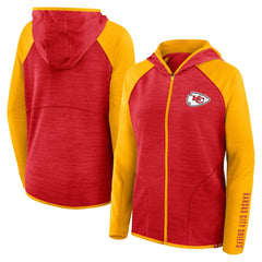 Kansas City Chiefs Women's Plus Size End Around Pass Full-Zip Hoodie - Red Hoodies