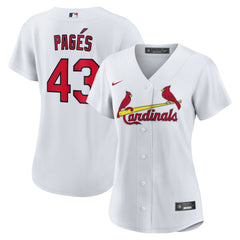 Pedro Pagés St. Louis Cardinals Nike Women's Home Replica Jersey - White Jerseys