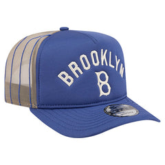 Los Angeles Dodgers New Era Vintage Arched Foam Front 9FIFTY A-Frame Adjustable Trucker Hat - Royal Hats