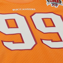 Warren Sapp Tampa Bay Buccaneers Retired Player Name & Number Mesh Top - Orange Tops