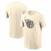 Cleveland Guardians Nike Camo Logo T-Shirt - Cream T-shirts