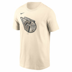 Cleveland Guardians Nike Camo Logo T-Shirt - Cream T-shirts