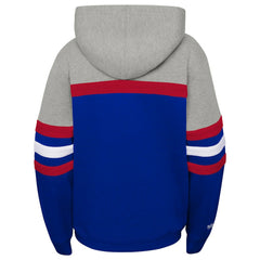 Buffalo Bills Youth Throwback Head Coach Pullover Hoodie - Royal Hoodies