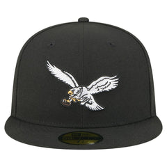 Philadelphia Eagles New Era Super Bowl LIX Champions Historic Side Patch 59FIFTY Fitted Hat - Black Hats
