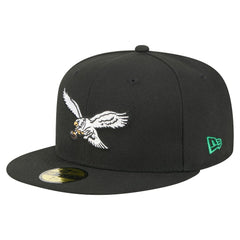Philadelphia Eagles New Era Super Bowl LIX Champions Historic Side Patch 59FIFTY Fitted Hat - Black Hats