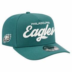 Philadelphia Eagles New Era Local Play A-Frame 9FIFTY Snapback Hat - Midnight Green Hats