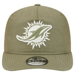 Miami Dolphins New Era Nylon 19TWENTY Adjustable Hat - Olive Hats