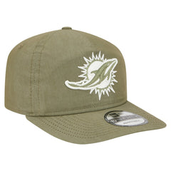 Miami Dolphins New Era Nylon 19TWENTY Adjustable Hat - Olive Hats