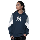 New York Yankees Starter Women's Scrimmage Pullover Hoodie - Navy Hoodies