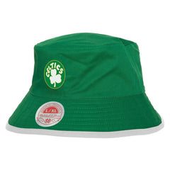 Boston Celtics Flip It Reversible Bucket Hat Black - Mitchell & Ness