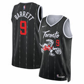 RJ Barrett Toronto Raptors Unisex 2025/26 Swingman Jersey Black City Edition - Nike