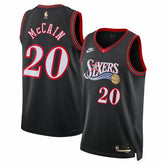 Jared McCain Philadelphia 76ers Unisex Swingman Jersey Classic Edition Black - Nike