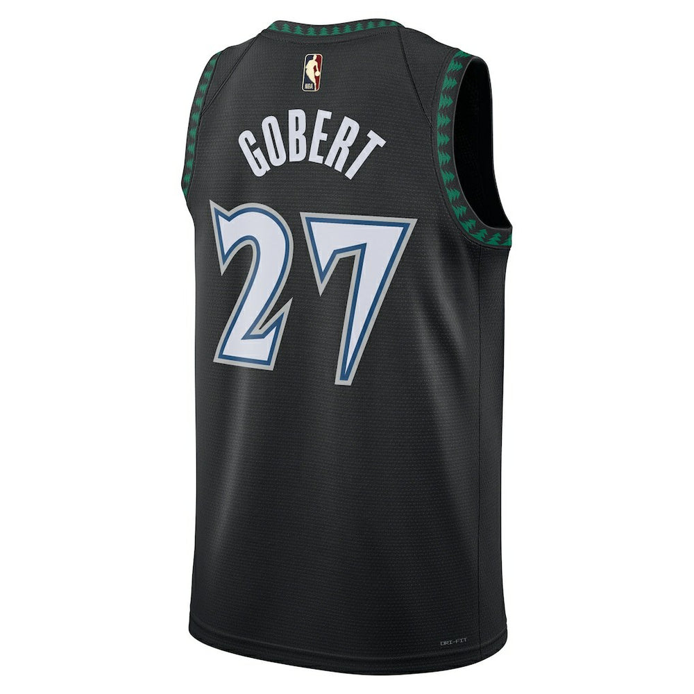 Rudy Gobert Minnesota Timberwolves Unisex Swingman Jersey Classic Edition Black - Nike