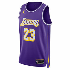 LeBron James Los Angeles Lakers Jordan Brand Unisex Swingman Jersey Statement Edition Purple outlet