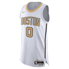 Jayson Tatum Boston Celtics Unisex 2025/26 Authentic Jersey City Edition White - Nike outlet