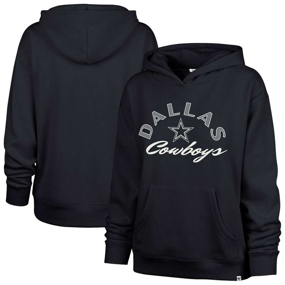Dallas Cowboys '47 Women's Whirlwind Naomi Pullover Hoodie - Navy Hoodies
