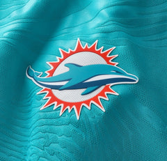 Miami Dolphins NFL Football x Football Fan Top - Aqua Tops
