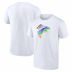 Atlanta Falcons Logo Pride T-Shirt - White T-shirts
