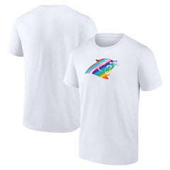 Carolina Panthers Logo Pride T-Shirt - White T-shirts