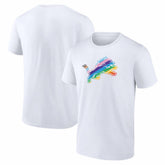 Detroit Lions Logo Pride T-Shirt - White T-shirts