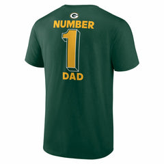 Green Bay Packers #1 Dad Jersey T-Shirt - Green T-shirts