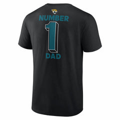 Jacksonville Jaguars #1 Dad Jersey T-Shirt - Black T-shirts