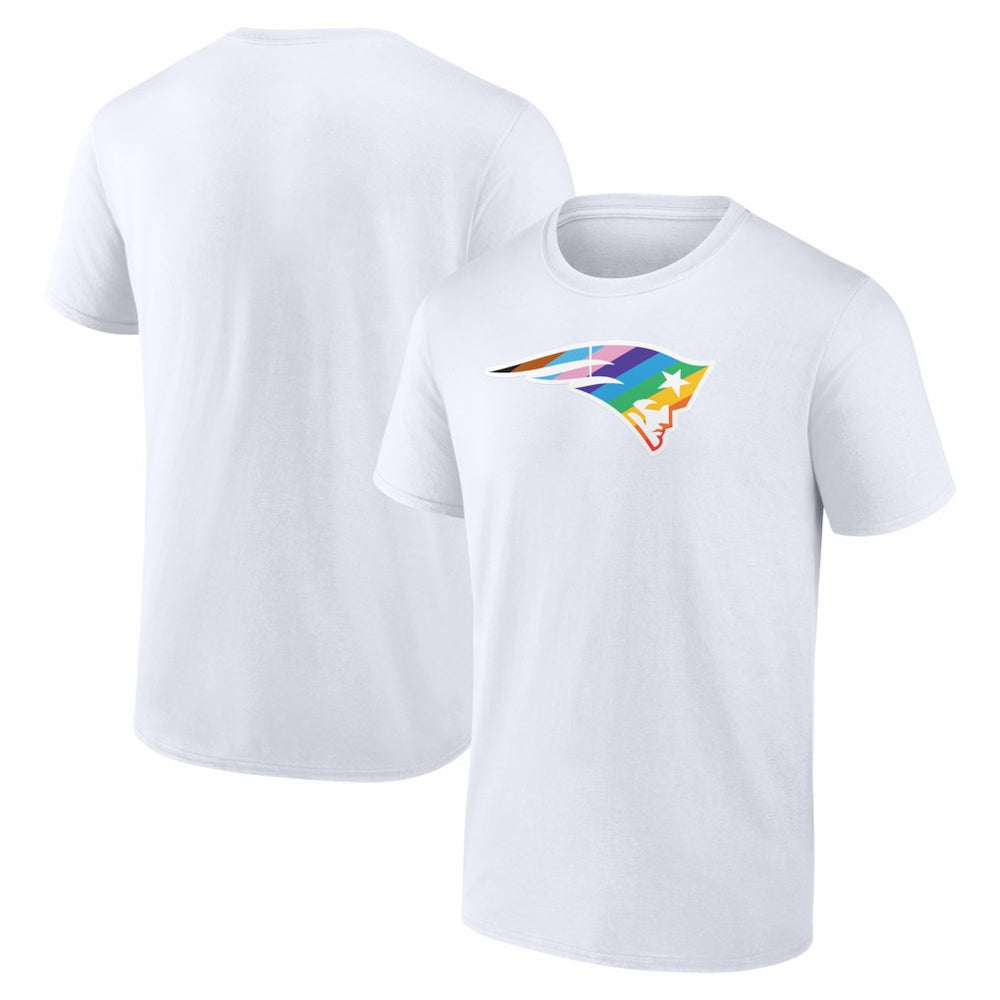 New England Patriots Logo Pride T-Shirt - White T-shirts