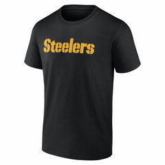 Pittsburgh Steelers #1 Dad Jersey T-Shirt - Black T-shirts