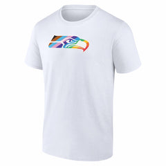 Seattle Seahawks Logo Pride T-Shirt - White T-shirts