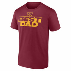 Washington Commanders Greatest Dad T-Shirt - Burgundy T-shirts