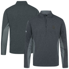 San Diego Padres Levelwear Waffle Insignia 2.0 Quarter-Zip Pullover - Heather Black Pullover