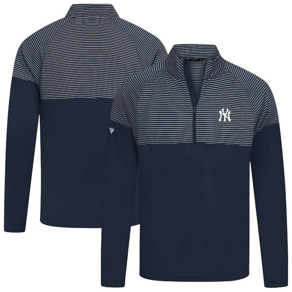 New York Yankees Levelwear Classic Stripes Insignia 2.0 Pullover - Navy Pullover