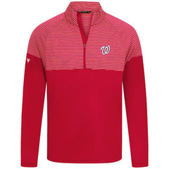 Washington Nationals Levelwear Classic Stripes Insignia 2.0 Pullover - Red Pullover