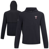 Texas Rangers Levelwear Action Insignia 2.0 Pullover Hoodie - Black Hoodies