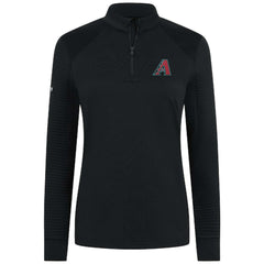 Arizona Diamondbacks Levelwear Women's Power Insignia 2.0 Quarter-Zip Pullover Top - Black Pullover