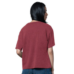 Washington Commanders Starter Women's Oversized Hall of Fame T-Shirt - Heather Burgundy T-shirts