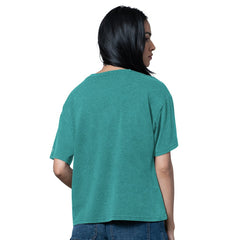 Miami Dolphins Starter Women's Oversized Hall of Fame T-Shirt - Heather Aqua T-shirts