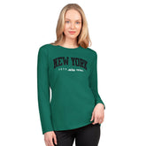 New York Jets G-III 4Her by Carl Banks Women's Best Play Long Sleeve T-Shirt - Green T-shirts