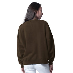 Cleveland Browns G-III 4Her by Carl Banks Women's Oversized Feud Sweatshirt - Brown Sweatshirts