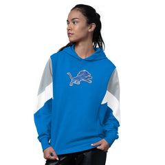 Detroit Lions Starter Women's Scrimmage Hoodie - Blue Hoodies