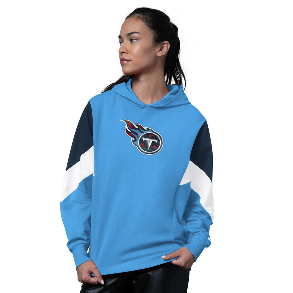 Tennessee Titans Starter Women's Scrimmage Hoodie - Light Blue Hoodies