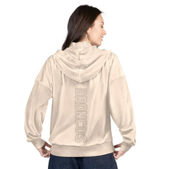 Denver Broncos G-III 4Her by Carl Banks Women's Rookie Full-Zip Hoodie - Tan Hoodies