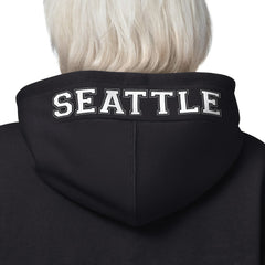 Seattle Seahawks Starter Women's 4th Down Full-Zip Hoodie - Black Hoodies