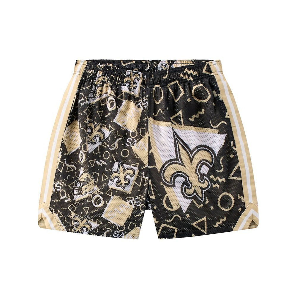 New Orleans Saints Chubbies Mesh Shorts - Black Shorts