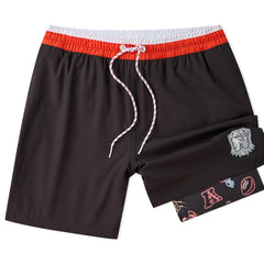 Cleveland Browns Chubbies 5.5" Classic Lined Swim Trunks - Brown