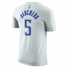 Paolo Banchero Orlando Magic Unisex 2025/26 City Edition Name & Number T-Shirt Silver - Nike