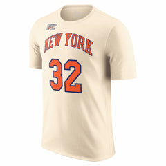 Karl-Anthony Towns New York Knicks Unisex 2025/26 City Edition Name & Number T-Shirt Cream - Nike