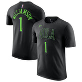 Zion Williamson New Orleans Pelicans Unisex 2025/26 City Edition Name & Number T-Shirt Black - Nike