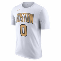 Jayson Tatum Boston Celtics Unisex 2025/26 City Edition Name & Number T-Shirt White - Nike